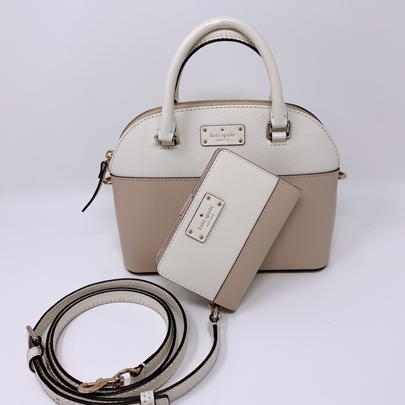 kate spade Handbags - Kate Spade Mini Carli Grove Street Satchel Set
